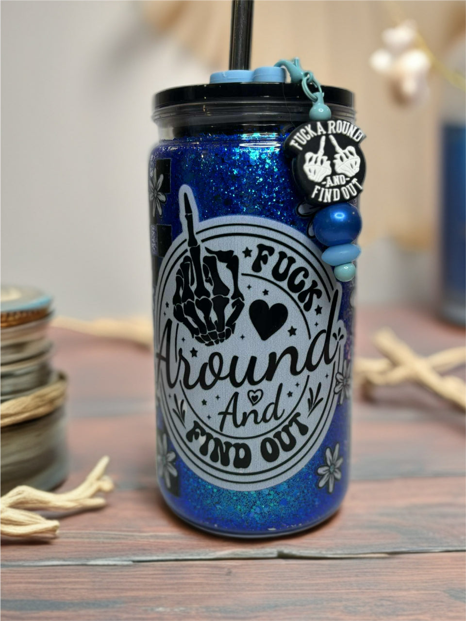 Snow Globe Tumbler 16 Oz