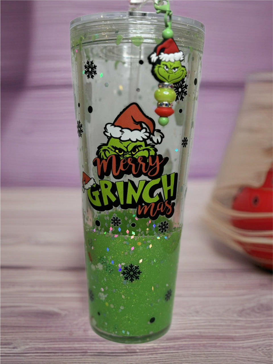Snow Globe Tumbler 24 Oz