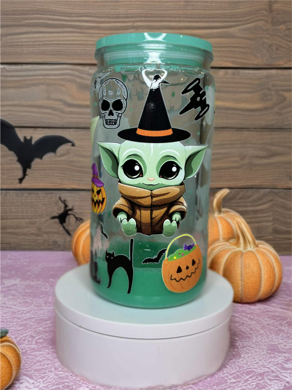 Snow Globe Tumbler 16 Oz
