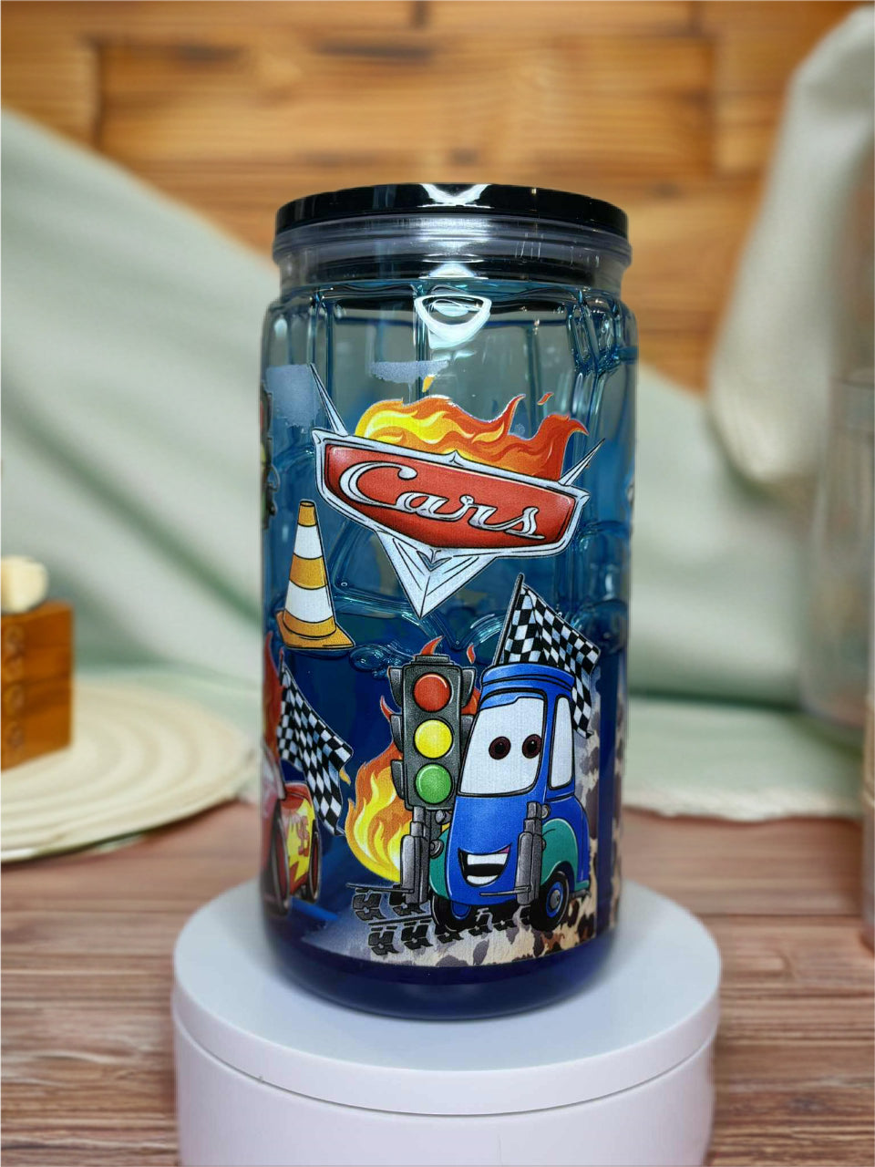 Snow Globe Tumbler 16 Oz
