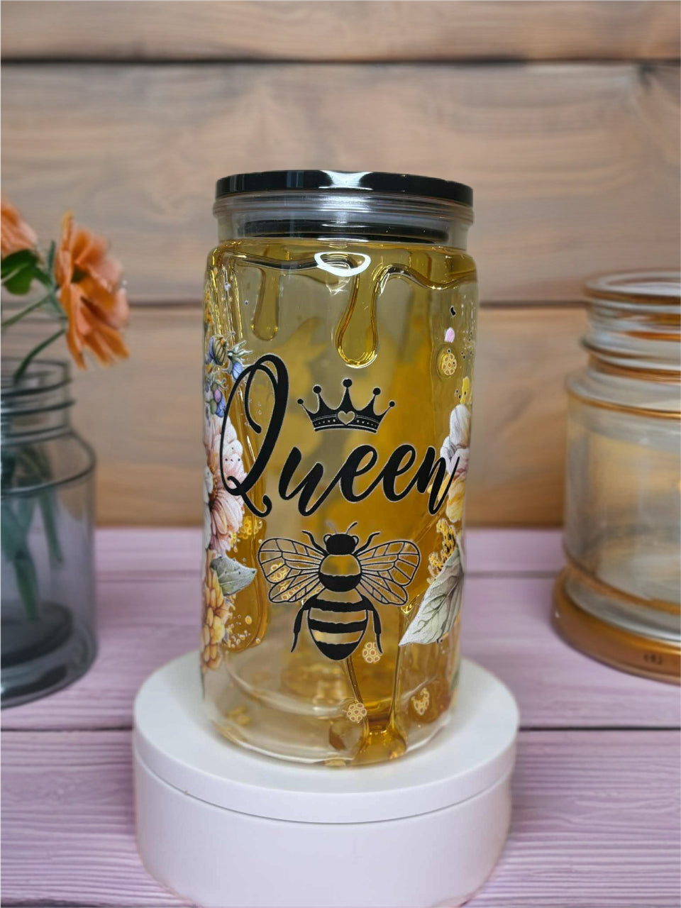 Snow Globe Tumbler 16 Oz