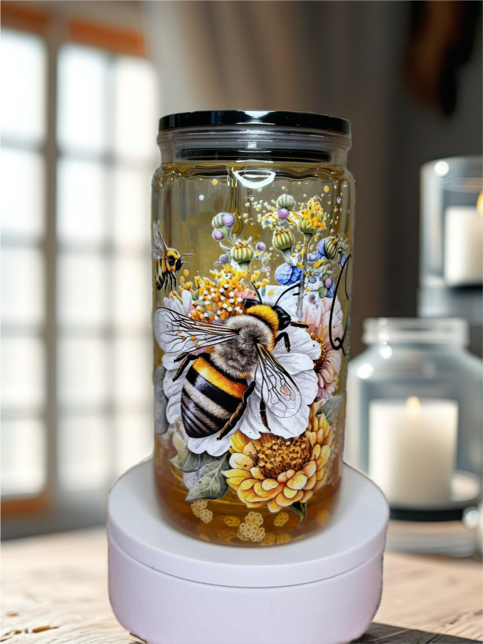 Snow Globe Tumbler 16 Oz