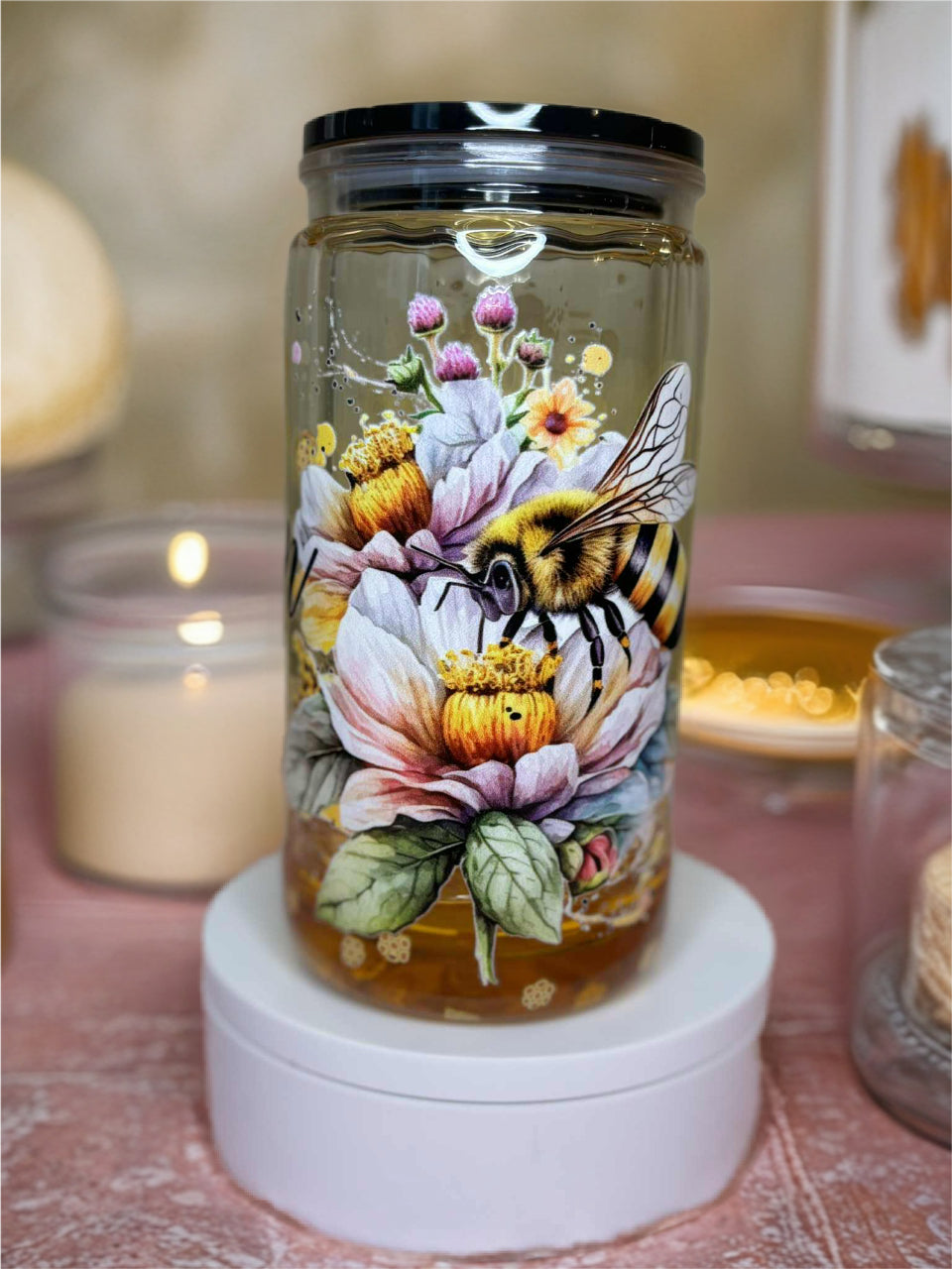 Snow Globe Tumbler 16 Oz