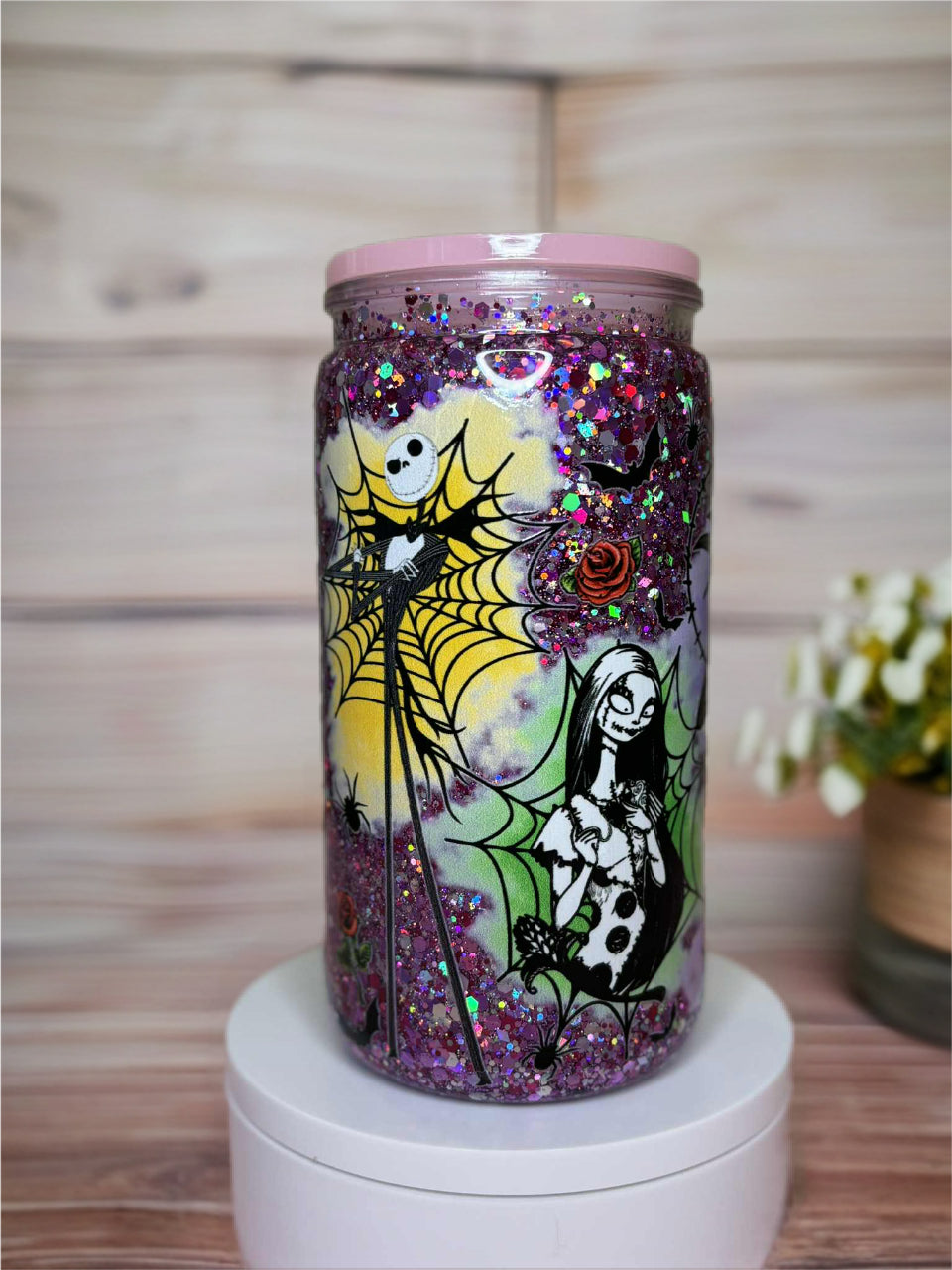 Snow Globe Tumbler 16 Oz