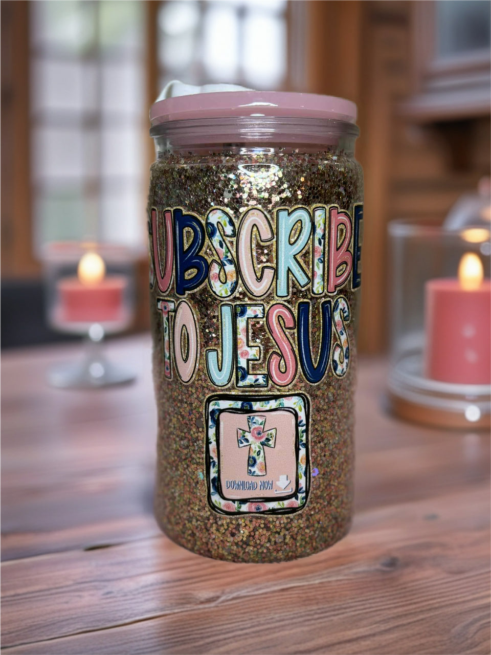 Snow Globe Tumbler 16 Oz