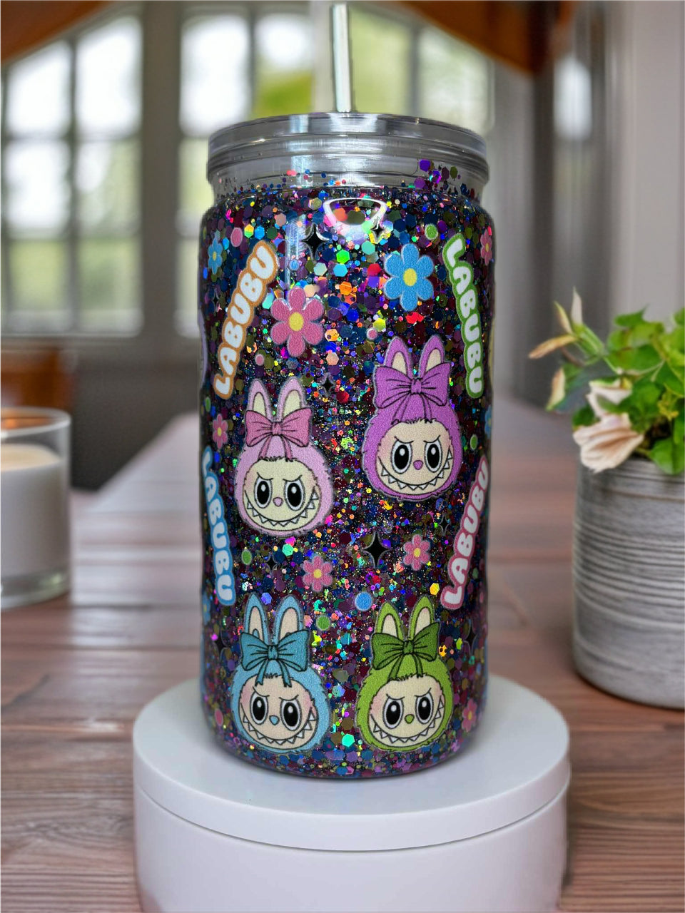 Snow Globe Tumbler 16 Oz