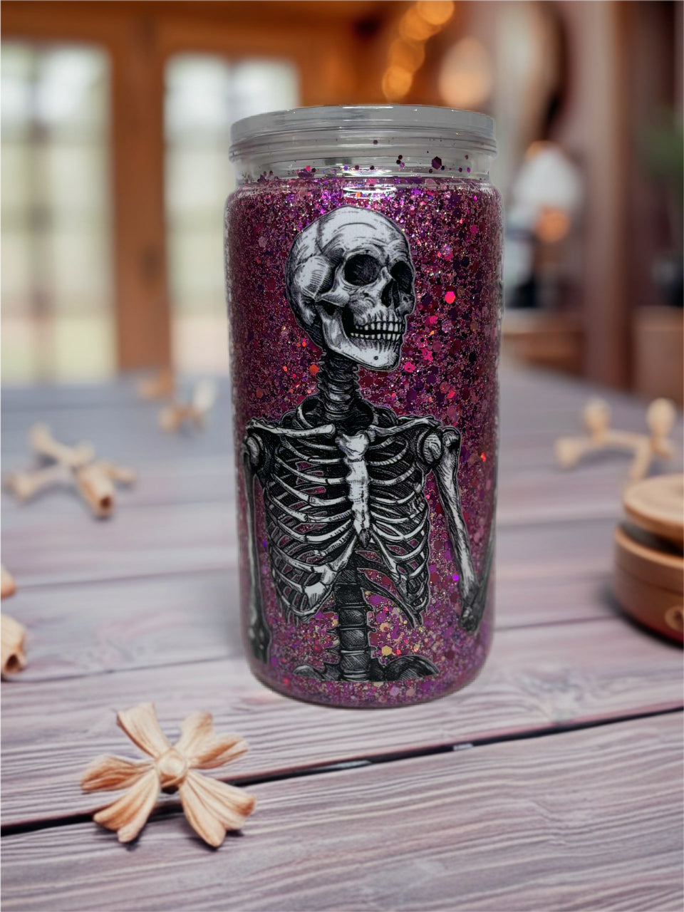 Snow Globe Tumbler 16 Oz