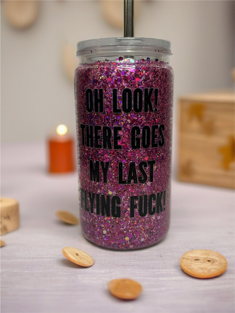 Snow Globe Tumbler 16 Oz