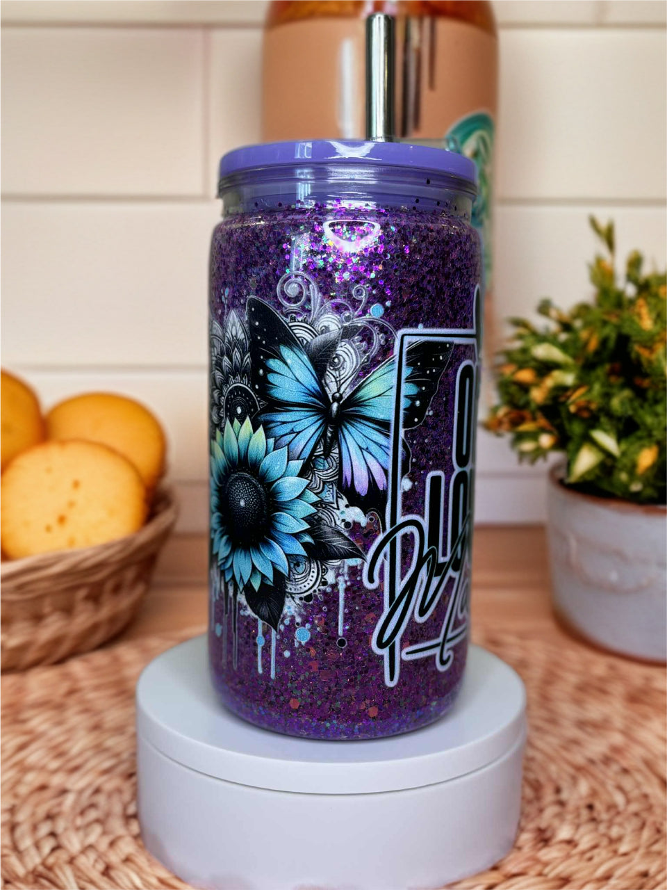 Snow Globe Tumbler 16oz