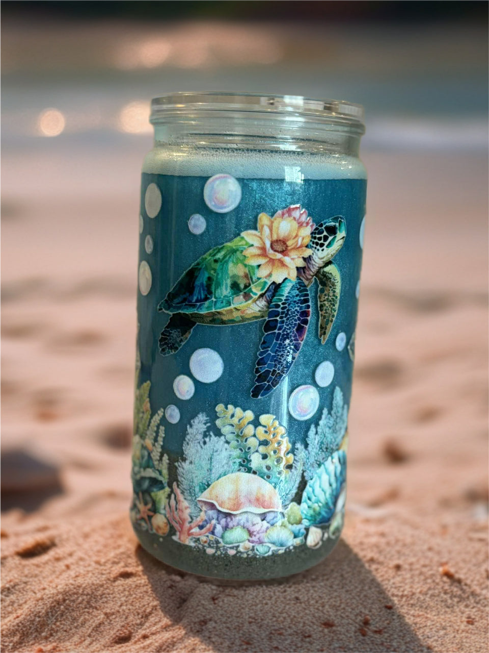Snow Globe Tumbler 16 Oz