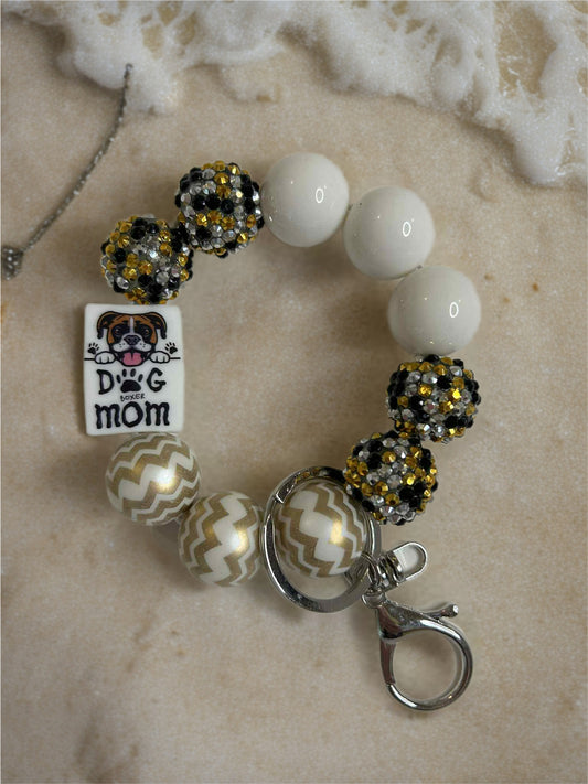Acrylic Beaded Keychain Wristlet