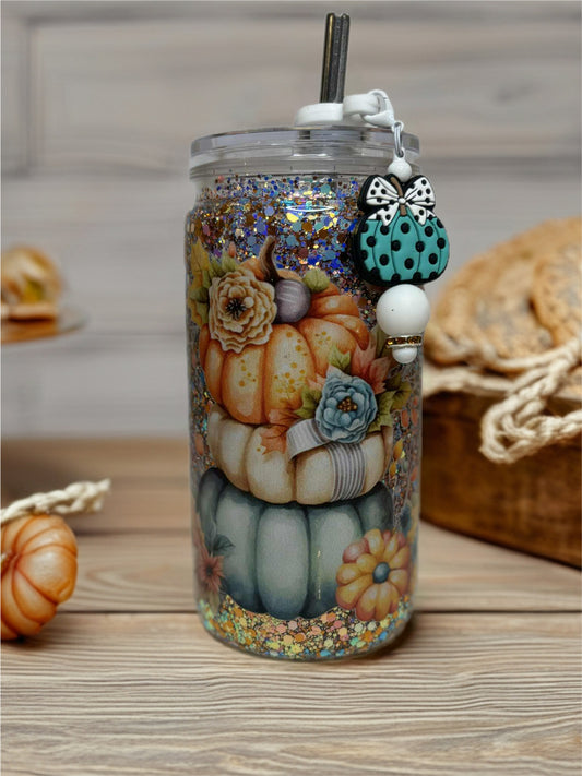Snow Globe Tumbler 16 Oz