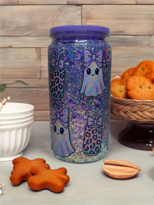 Snow Globe Tumbler 16 Oz