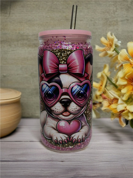 Snow Globe Tumbler 16 Oz