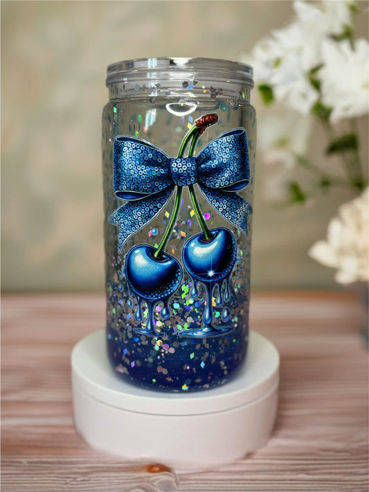 Snow Globe Tumbler 16 Oz