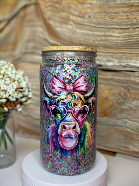 Snow Globe Tumbler 16 Oz