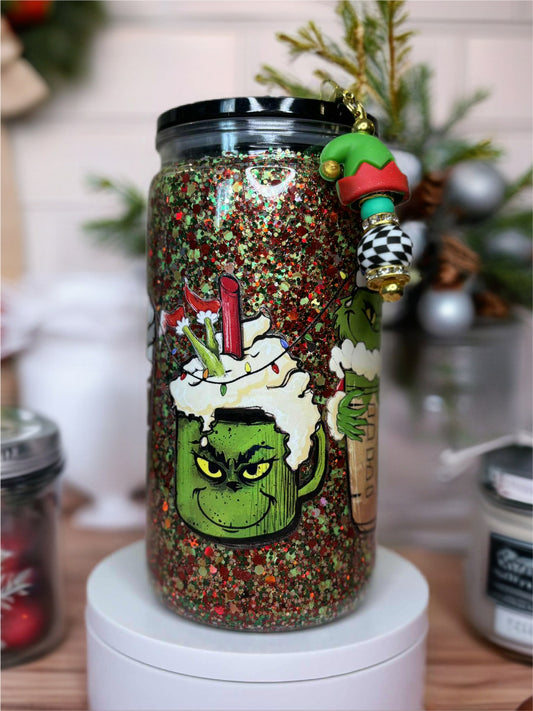 Snow Globe Tumbler 16 Oz