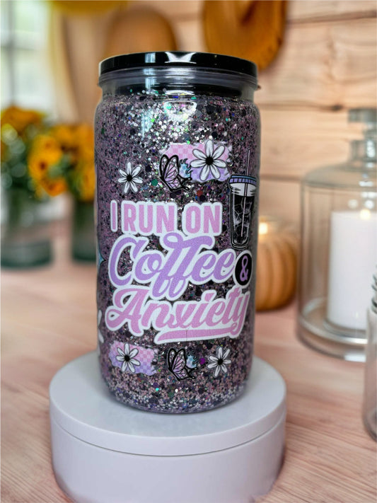 Snow Globe Tumbler 16 Oz