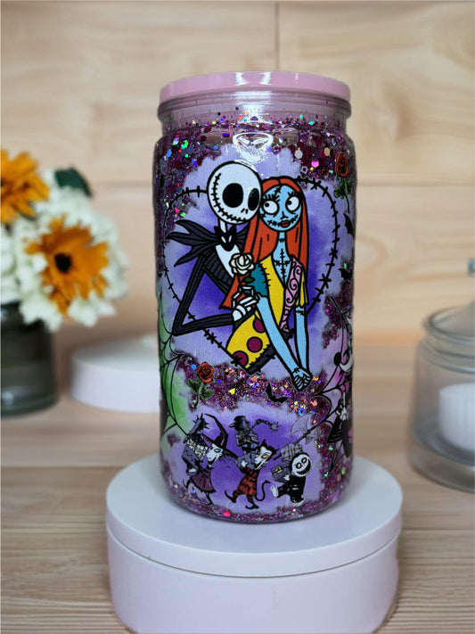 Snow Globe Tumbler 16 Oz