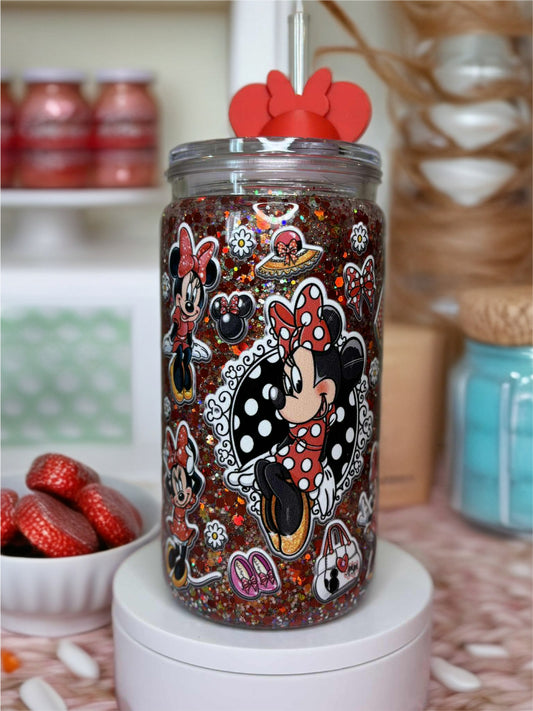 Snow Globe Tumbler 16 Oz