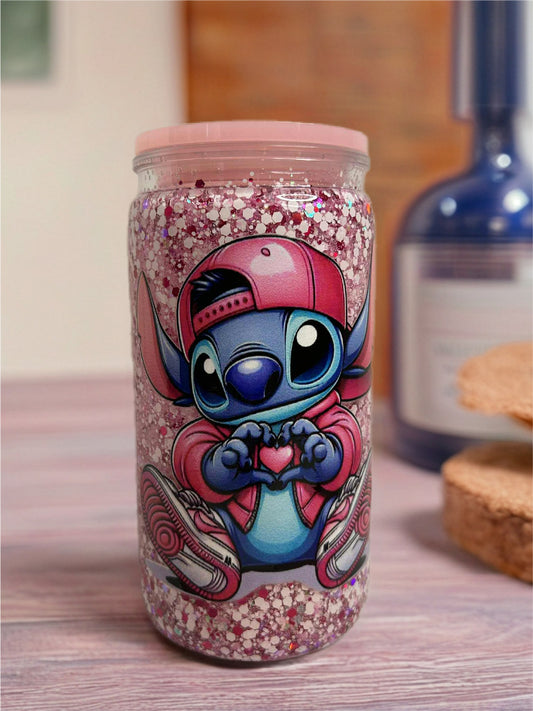 Snow Globe Tumbler 16 Oz