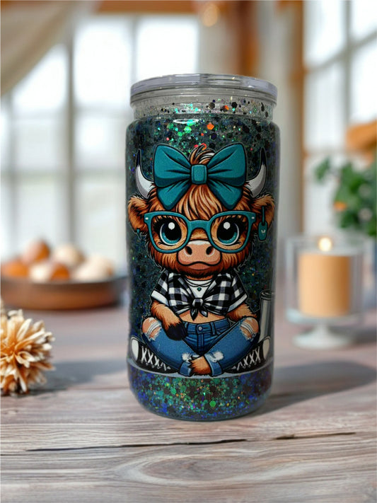 Snow Globe Tumbler 16 Oz