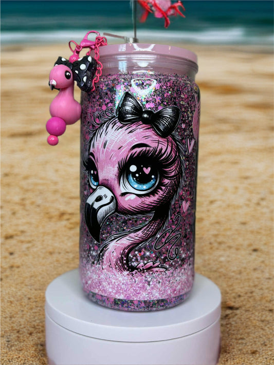 Snow Globe Tumbler 16 Oz
