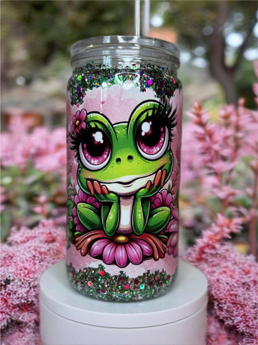 Snow Globe Tumbler 16 Oz