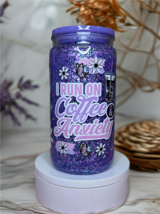 Snow Globe Tumbler 16 Oz