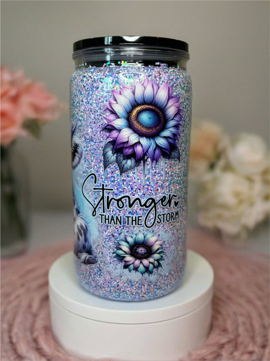 Snow Globe Tumbler 16 Oz