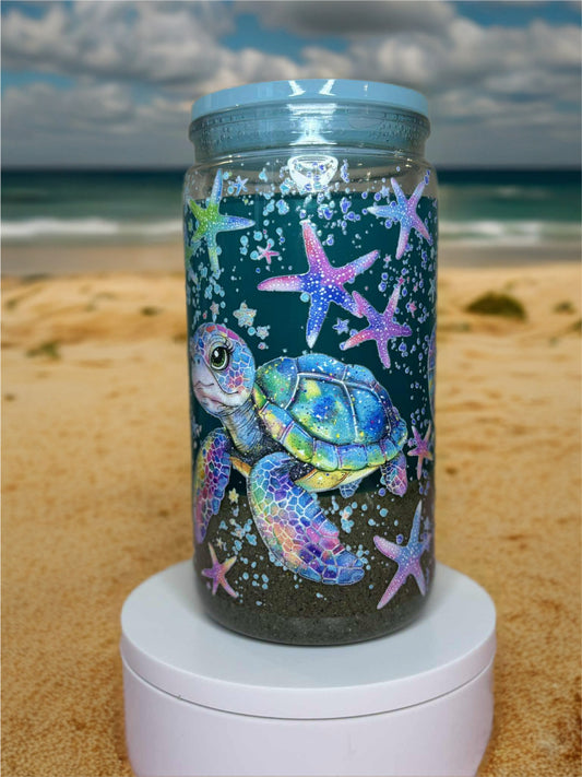 Snow Globe Tumbler 16 Oz