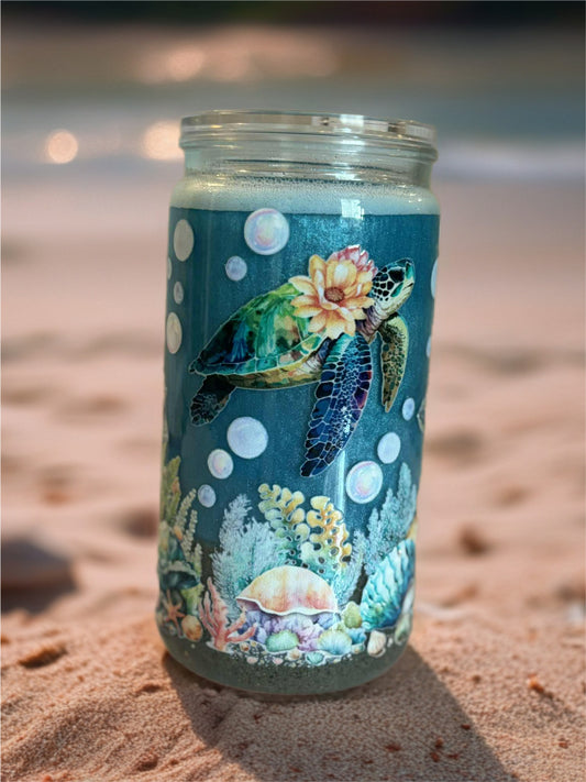 Snow Globe Tumbler 16 Oz
