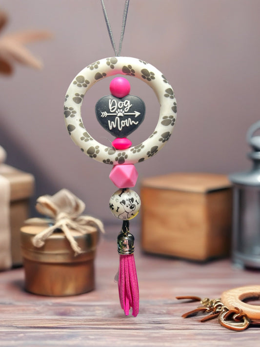 Beaded car charm